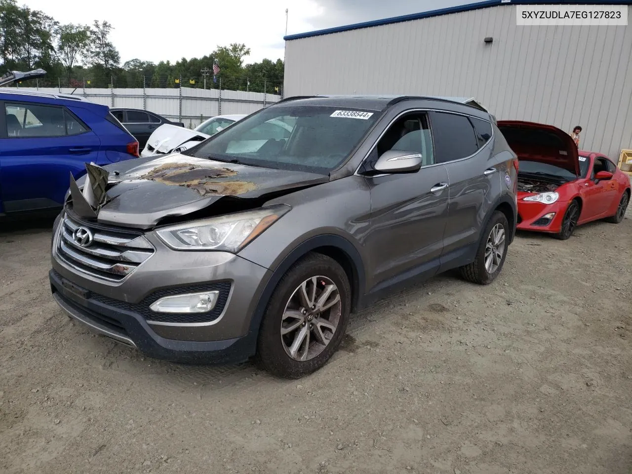 2014 Hyundai Santa Fe Sport VIN: 5XYZUDLA7EG127823 Lot: 63338544