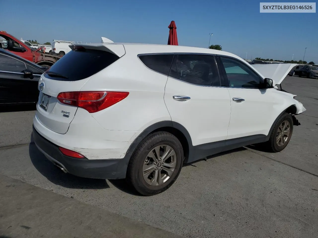 2014 Hyundai Santa Fe Sport VIN: 5XYZTDLB3EG146526 Lot: 64227564