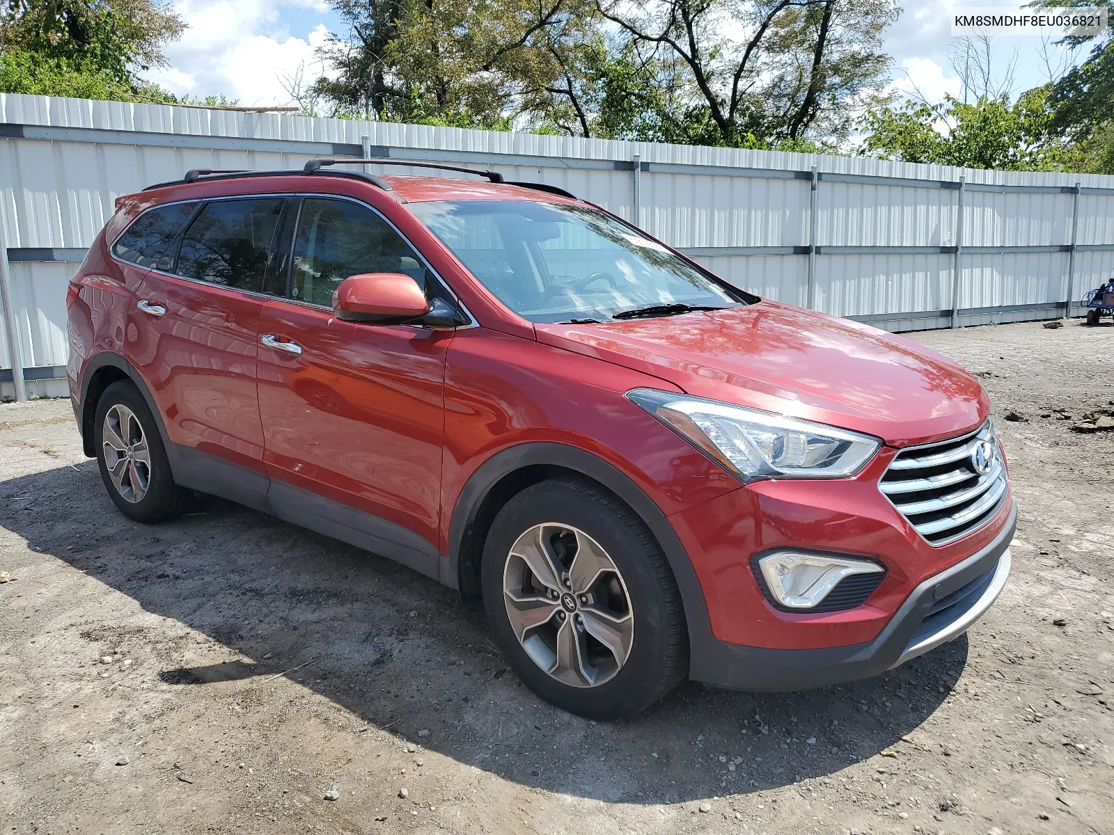 KM8SMDHF8EU036821 2014 Hyundai Santa Fe Gls