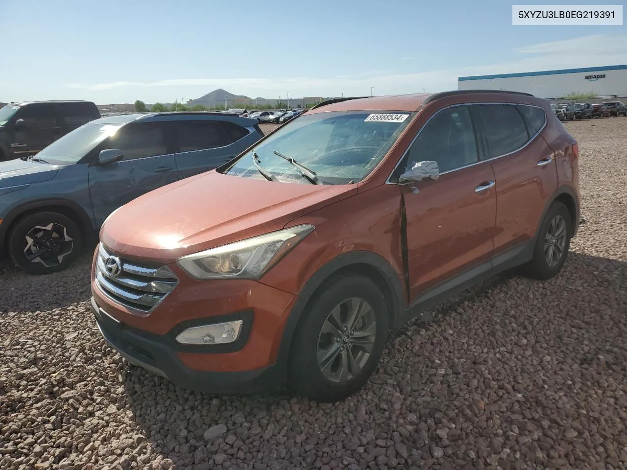 2014 Hyundai Santa Fe Sport VIN: 5XYZU3LB0EG219391 Lot: 65888534