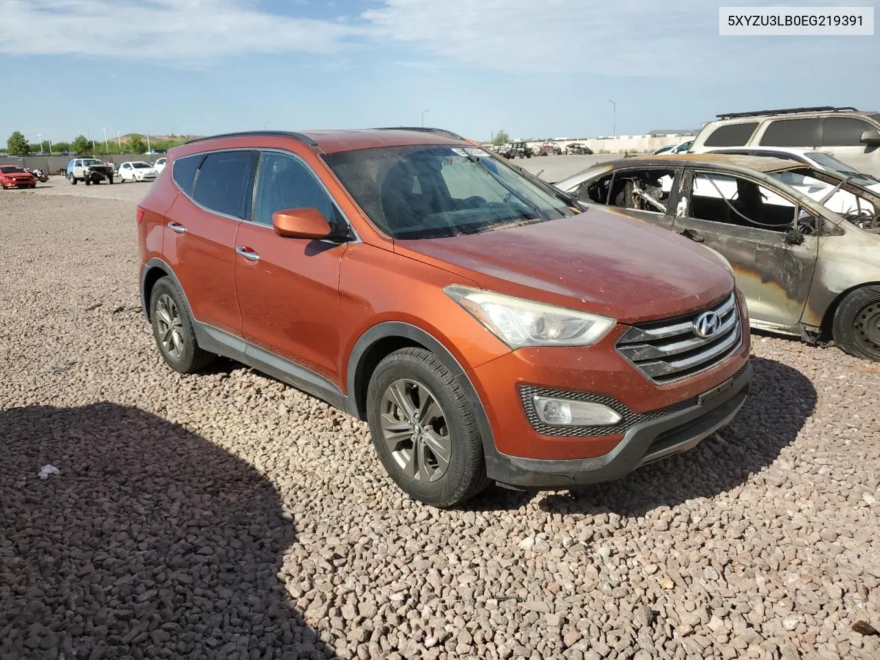 2014 Hyundai Santa Fe Sport VIN: 5XYZU3LB0EG219391 Lot: 65888534