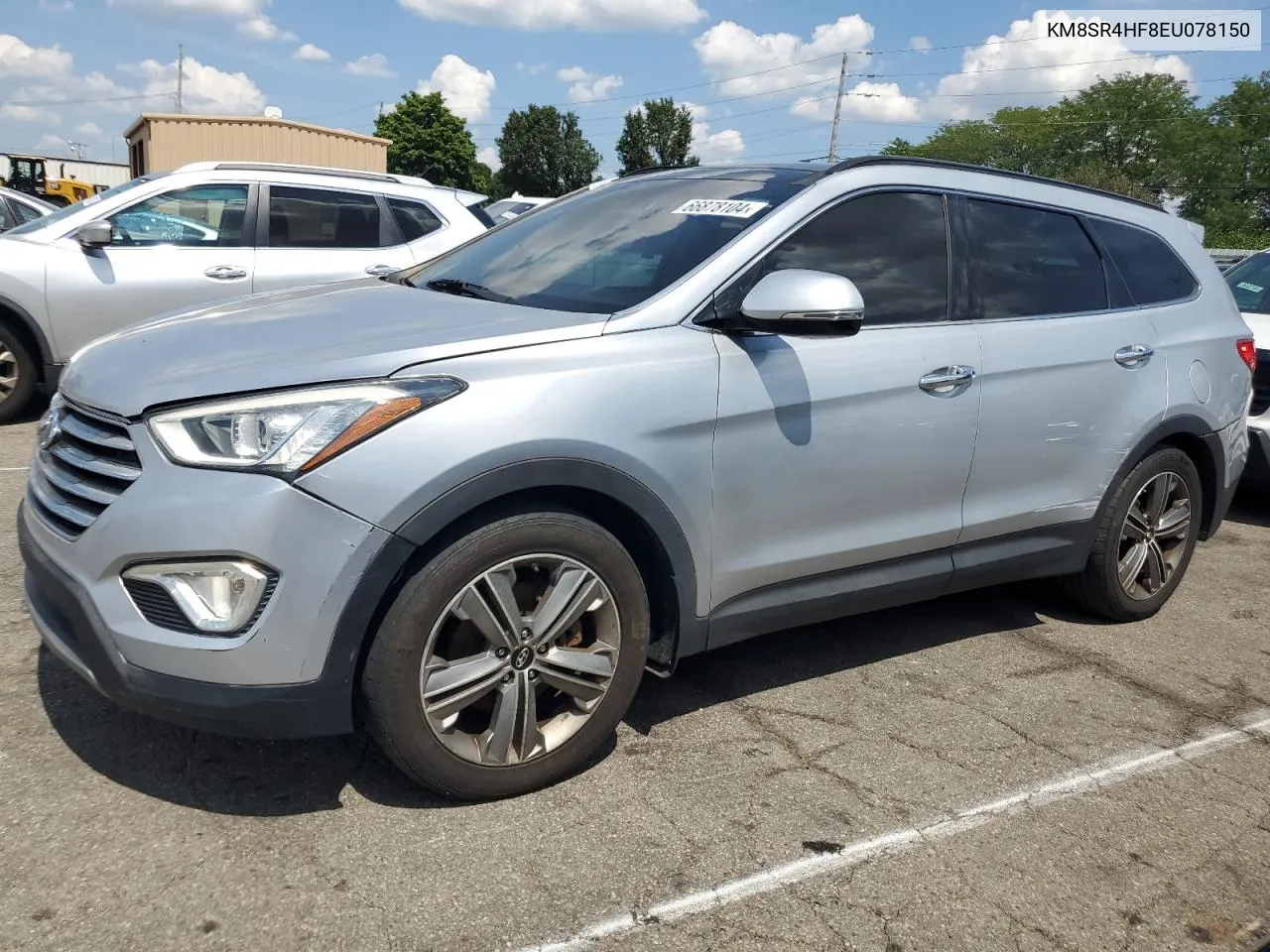 2014 Hyundai Santa Fe Gls VIN: KM8SR4HF8EU078150 Lot: 66878104