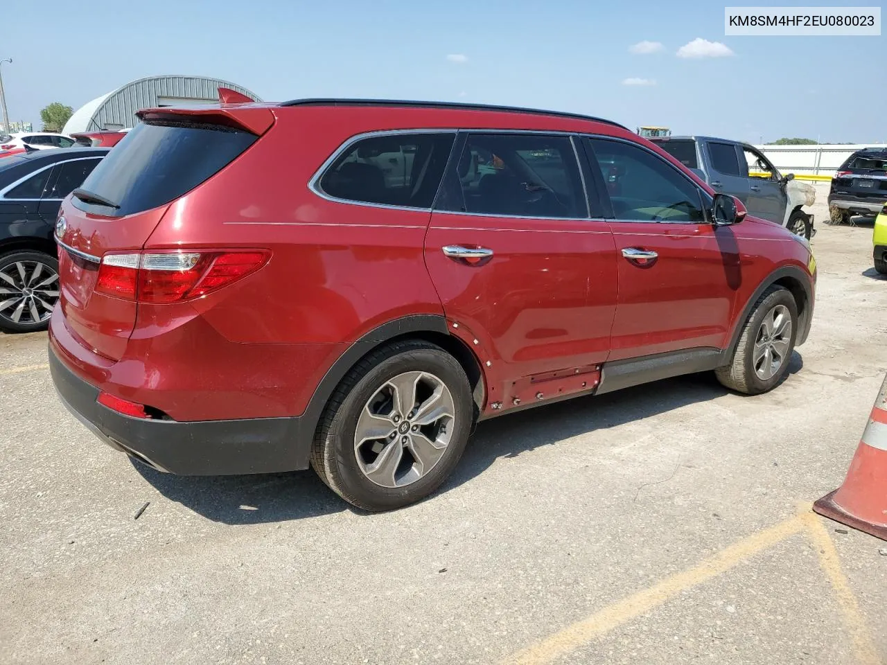 2014 Hyundai Santa Fe Gls VIN: KM8SM4HF2EU080023 Lot: 66905814