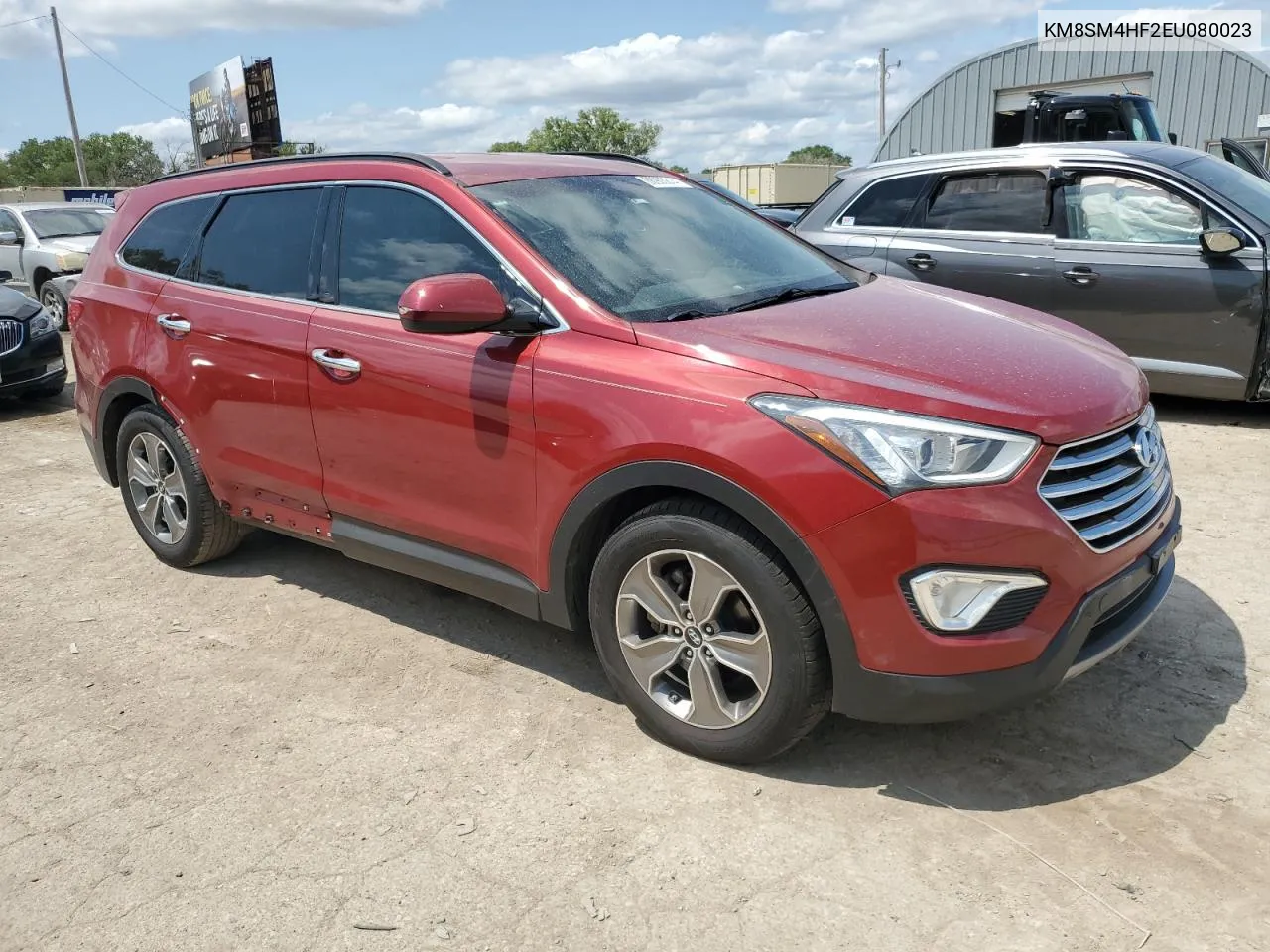 2014 Hyundai Santa Fe Gls VIN: KM8SM4HF2EU080023 Lot: 66905814