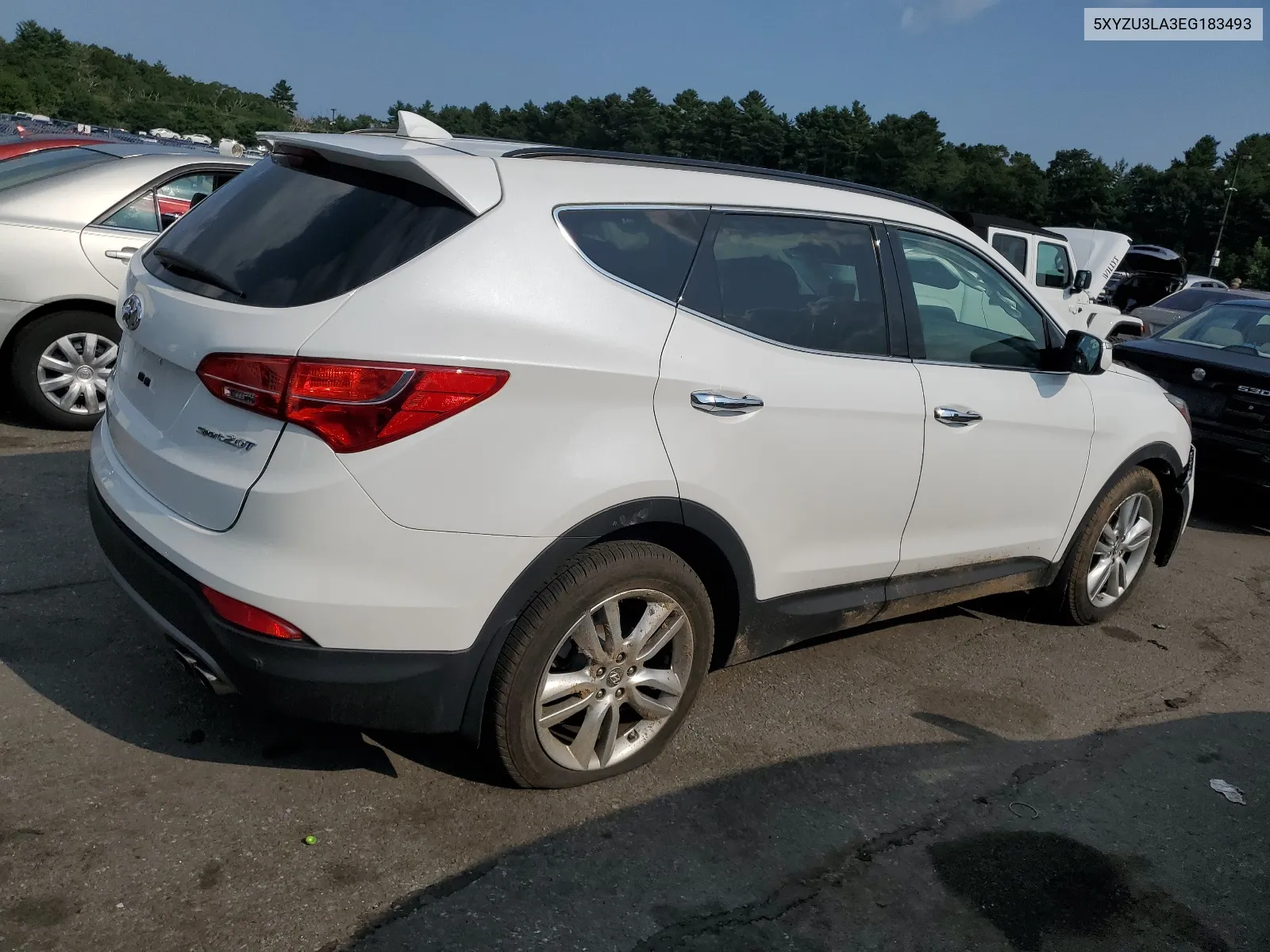 2014 Hyundai Santa Fe Sport VIN: 5XYZU3LA3EG183493 Lot: 67300694