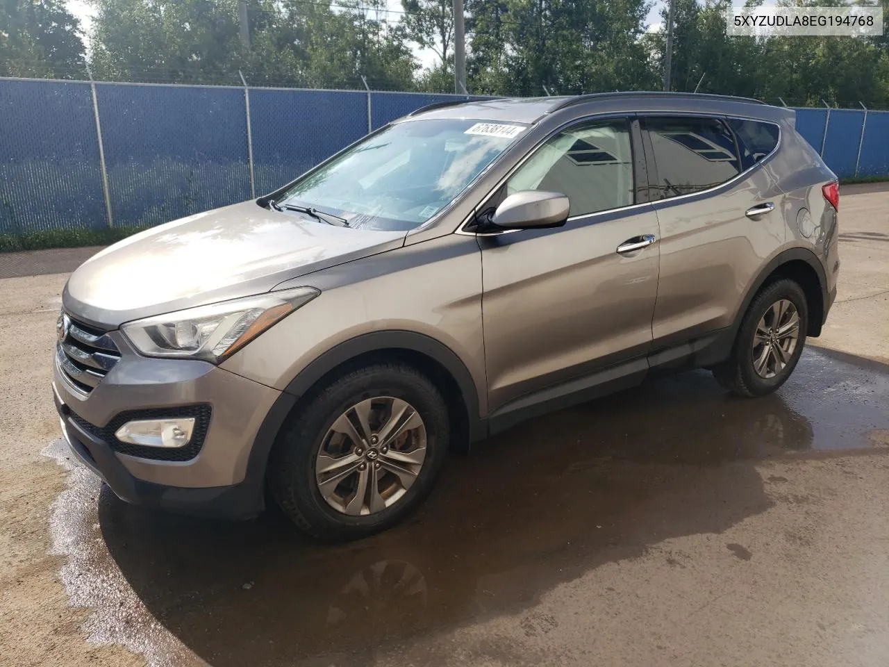 2014 Hyundai Santa Fe Sport VIN: 5XYZUDLA8EG194768 Lot: 67638144