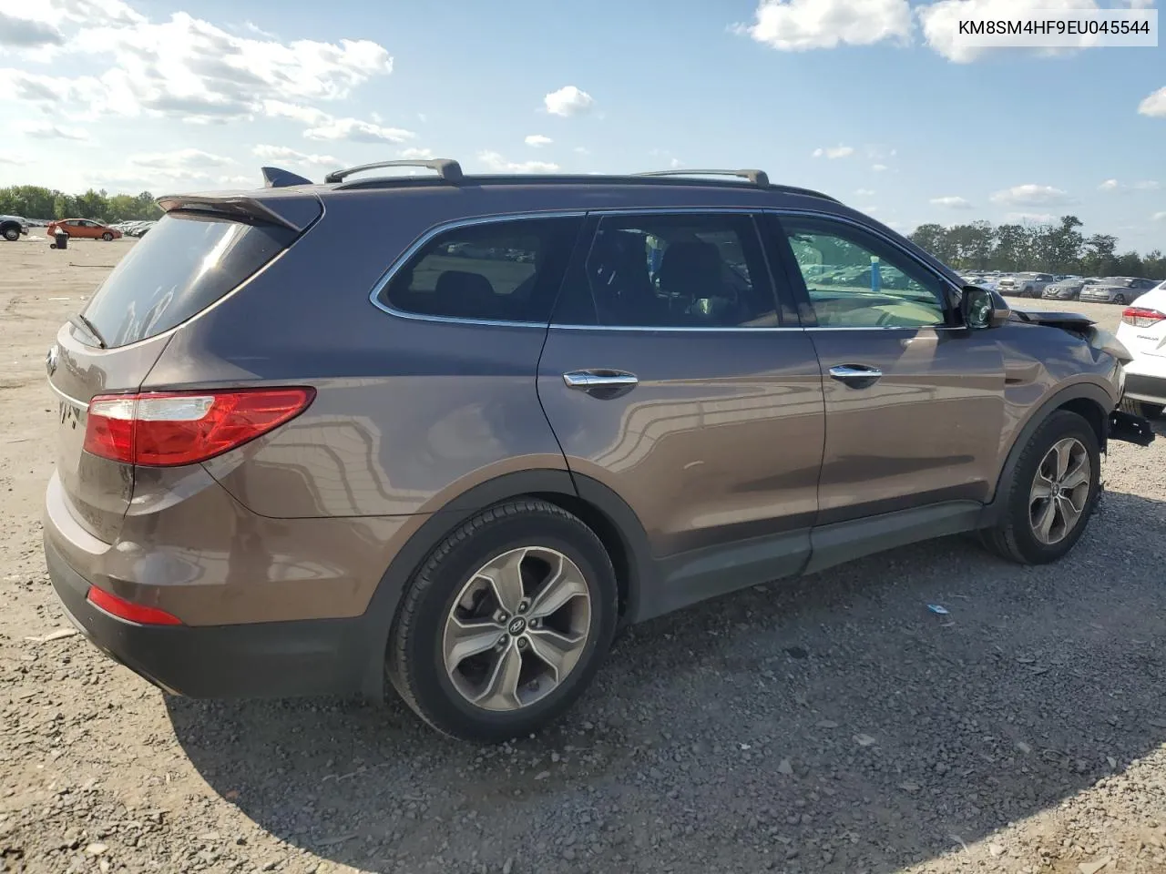 KM8SM4HF9EU045544 2014 Hyundai Santa Fe Gls