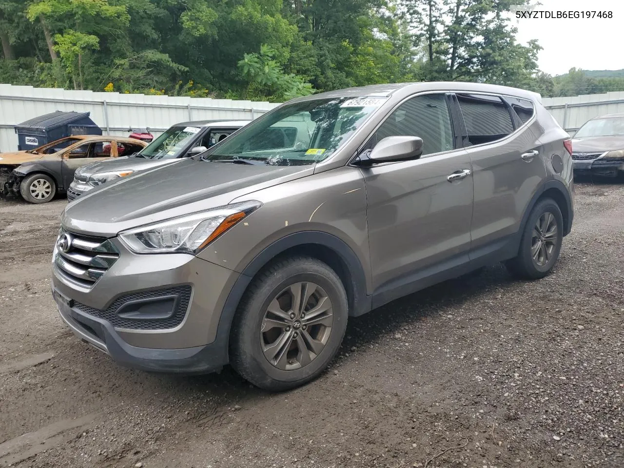 2014 Hyundai Santa Fe Sport VIN: 5XYZTDLB6EG197468 Lot: 69172754