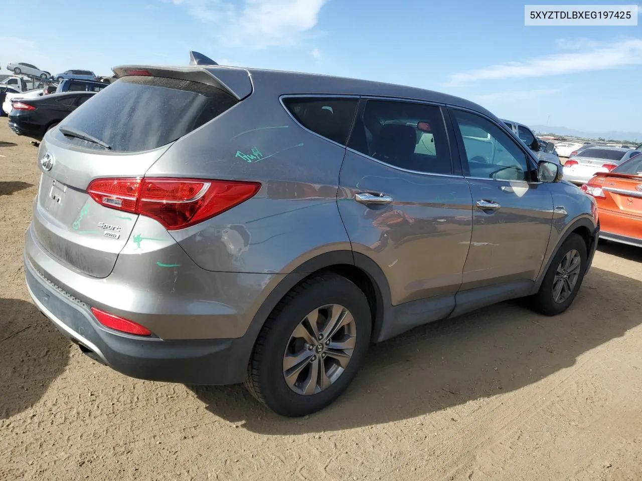 2014 Hyundai Santa Fe Sport VIN: 5XYZTDLBXEG197425 Lot: 69441364