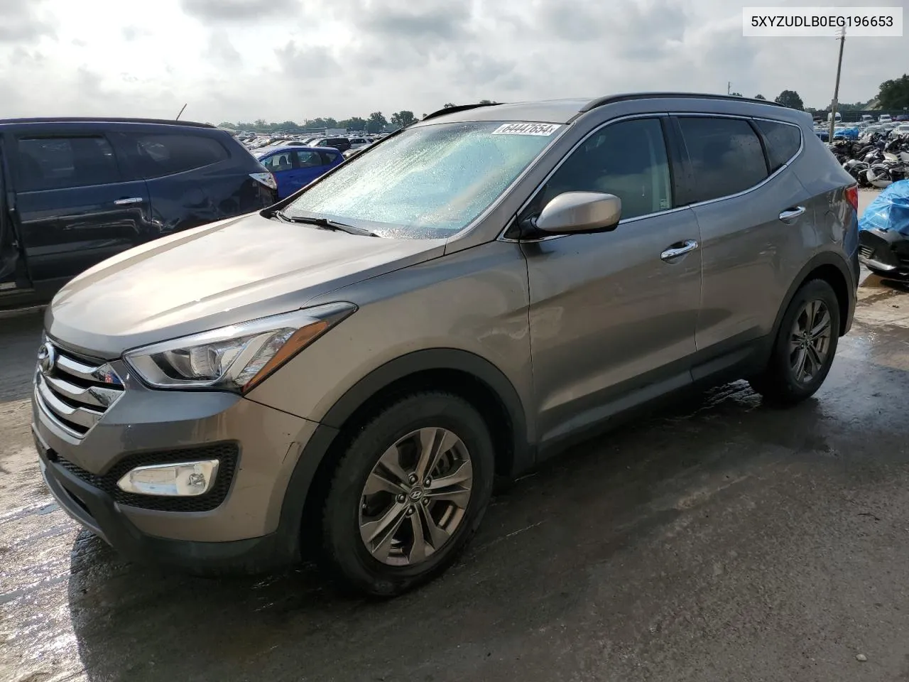 2014 Hyundai Santa Fe Sport VIN: 5XYZUDLB0EG196653 Lot: 70002614