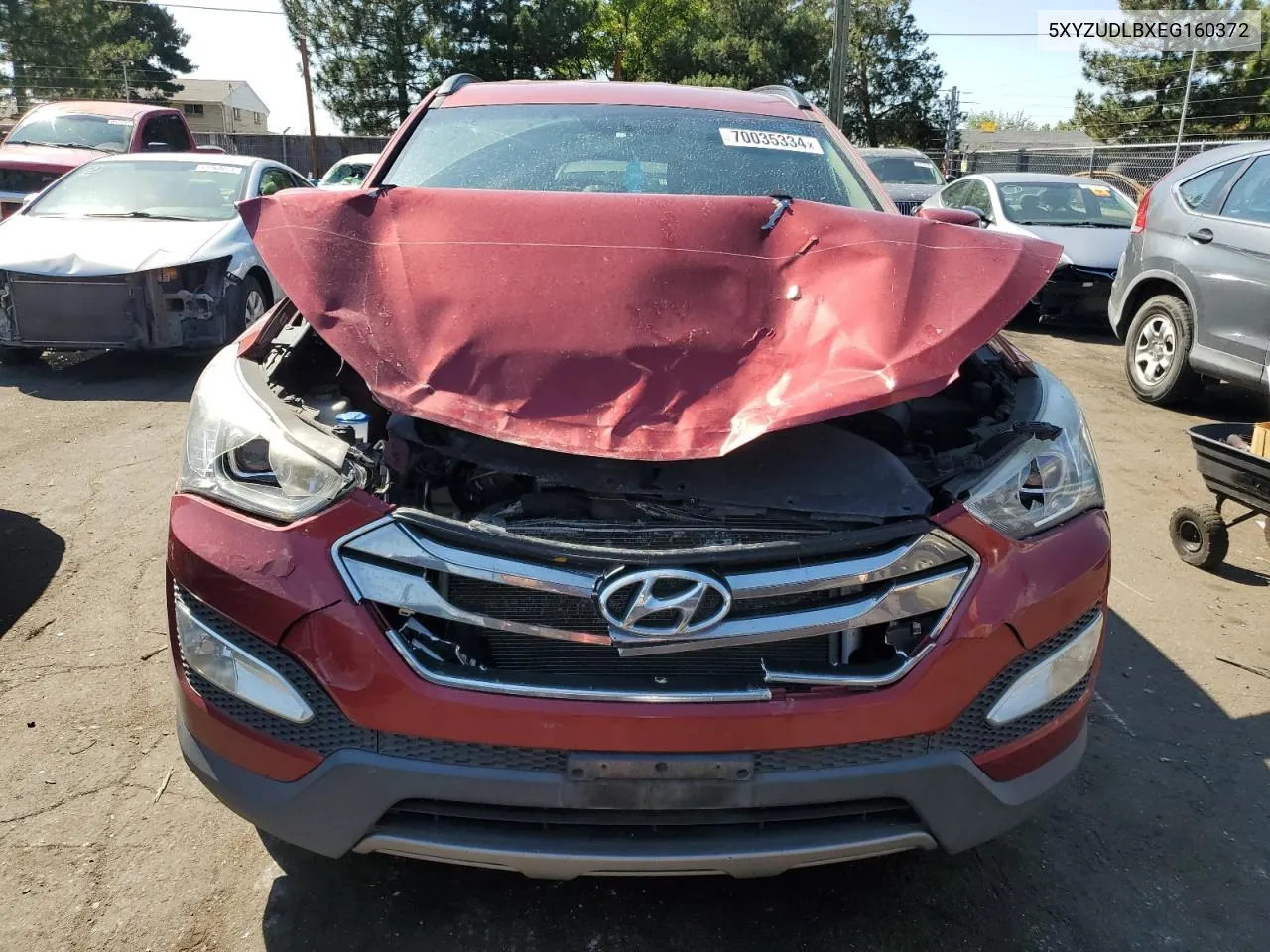 2014 Hyundai Santa Fe Sport VIN: 5XYZUDLBXEG160372 Lot: 70035334