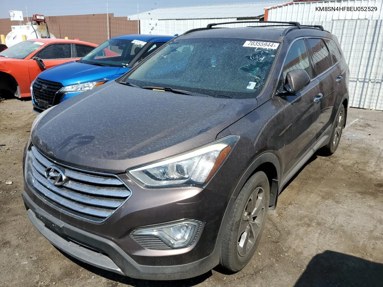 2014 Hyundai Santa Fe Gls VIN: KM8SN4HF8EU052529 Lot: 70355944