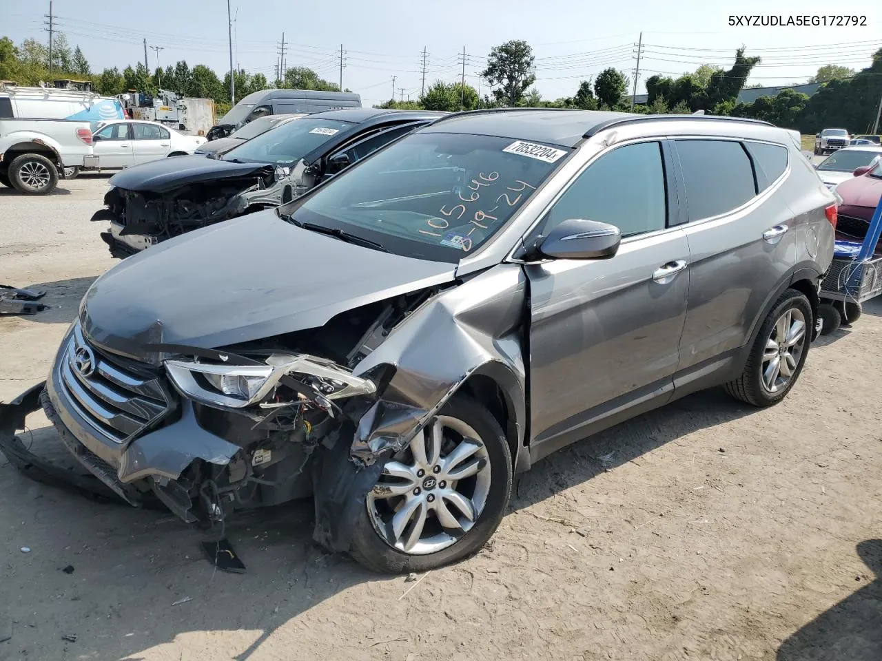 5XYZUDLA5EG172792 2014 Hyundai Santa Fe Sport