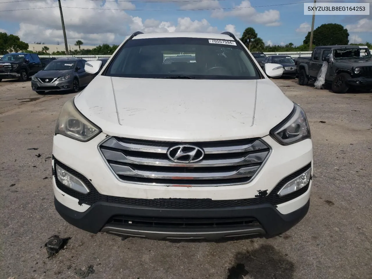 2014 Hyundai Santa Fe Sport VIN: 5XYZU3LB8EG164253 Lot: 70557594