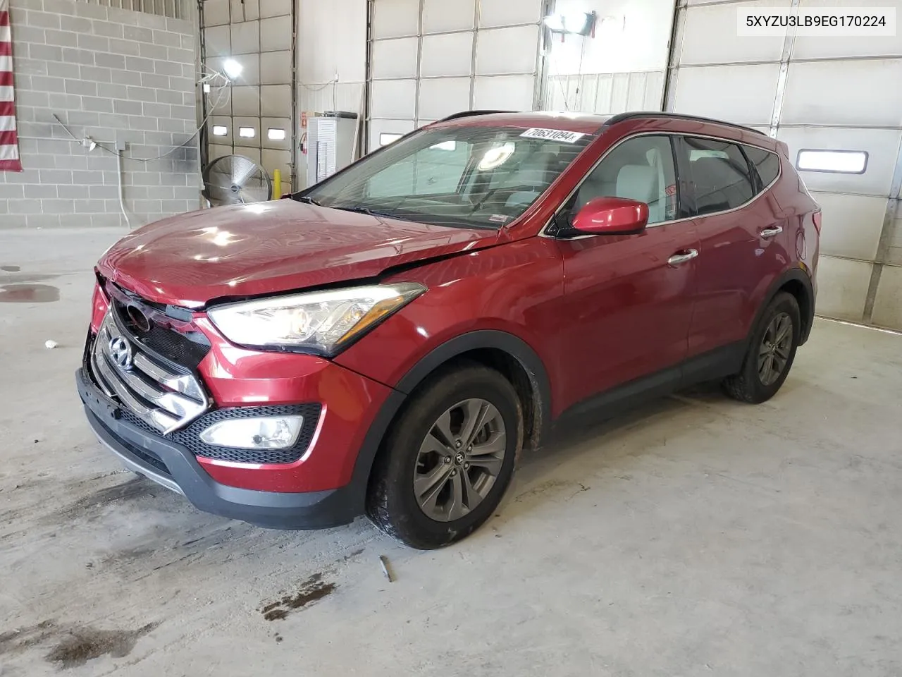 2014 Hyundai Santa Fe Sport VIN: 5XYZU3LB9EG170224 Lot: 70631094