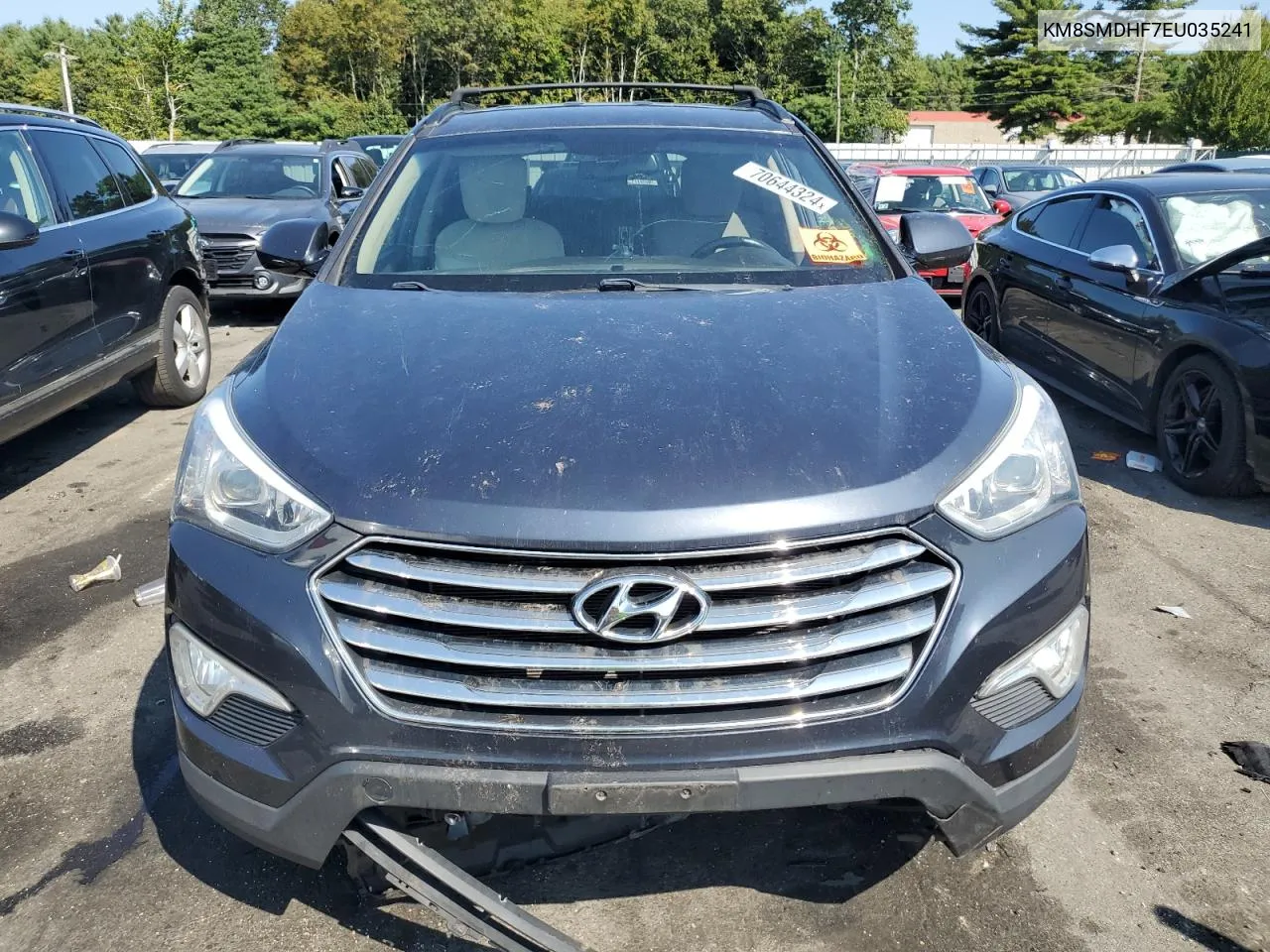 2014 Hyundai Santa Fe Gls VIN: KM8SMDHF7EU035241 Lot: 70644324