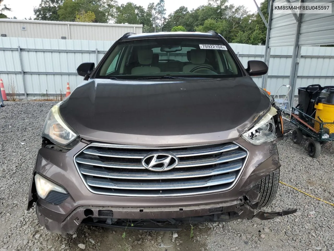 2014 Hyundai Santa Fe Gls VIN: KM8SM4HF8EU045597 Lot: 70922104