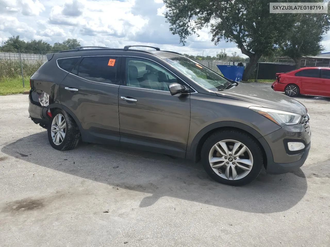 2014 Hyundai Santa Fe Sport VIN: 5XYZU3LA7EG187191 Lot: 70962394