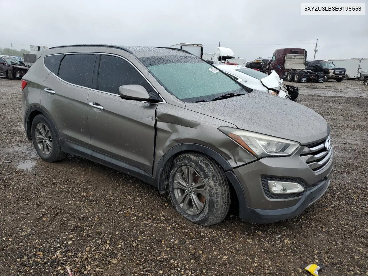 2014 Hyundai Santa Fe Sport VIN: 5XYZU3LB3EG198553 Lot: 70974344