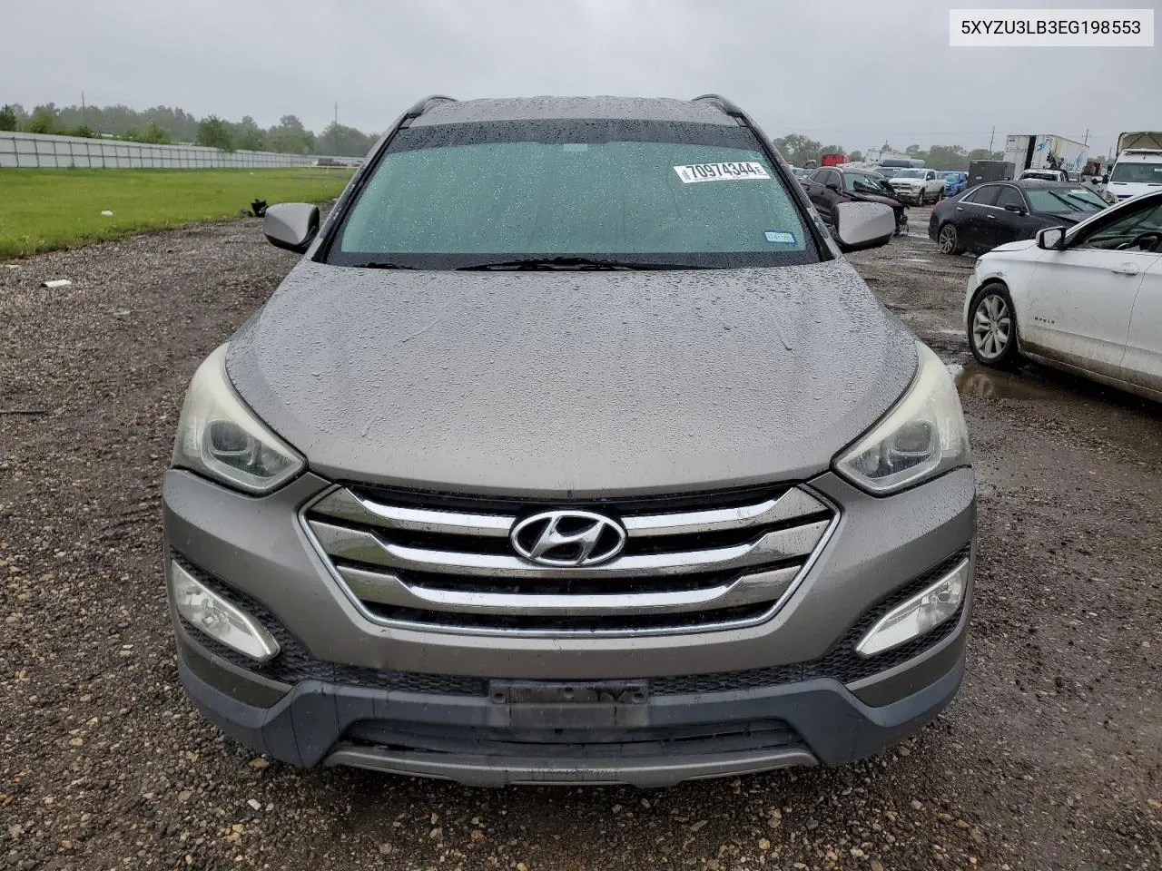 2014 Hyundai Santa Fe Sport VIN: 5XYZU3LB3EG198553 Lot: 70974344