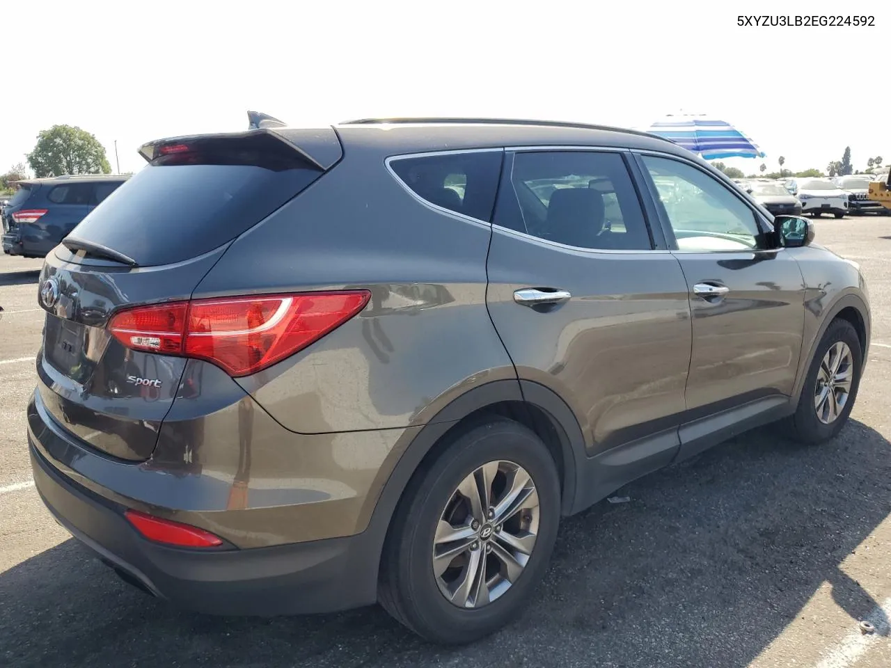 2014 Hyundai Santa Fe Sport VIN: 5XYZU3LB2EG224592 Lot: 71034474