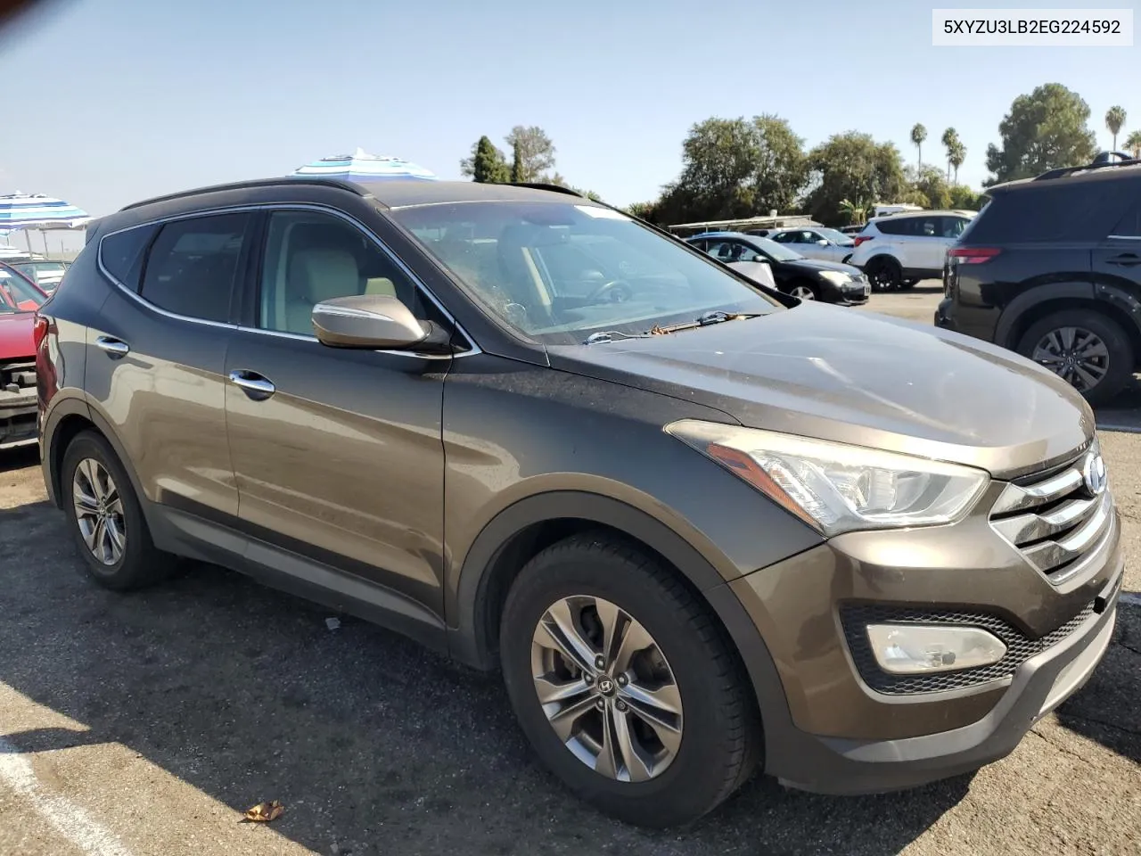 2014 Hyundai Santa Fe Sport VIN: 5XYZU3LB2EG224592 Lot: 71034474