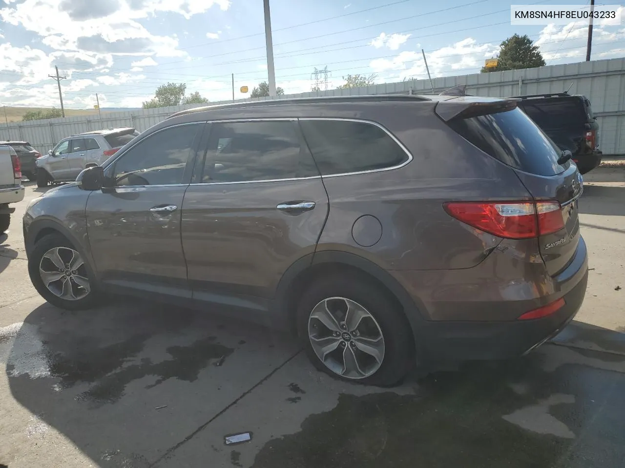 KM8SN4HF8EU043233 2014 Hyundai Santa Fe Gls