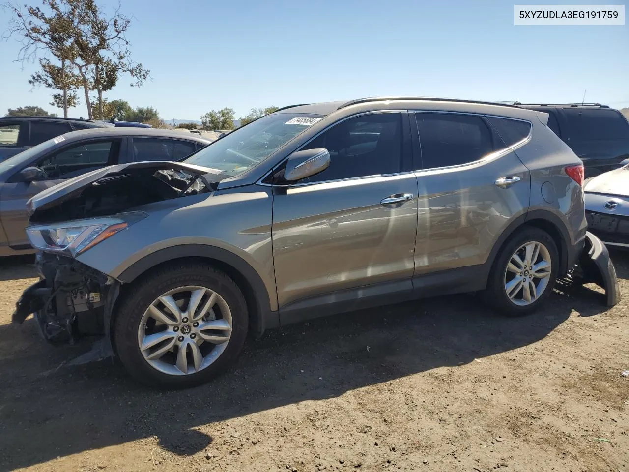 2014 Hyundai Santa Fe Sport VIN: 5XYZUDLA3EG191759 Lot: 71485684