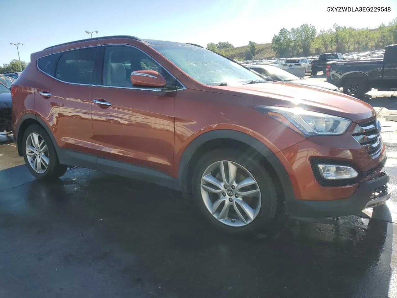 2014 Hyundai Santa Fe Sport VIN: 5XYZWDLA3EG229548 Lot: 71553204