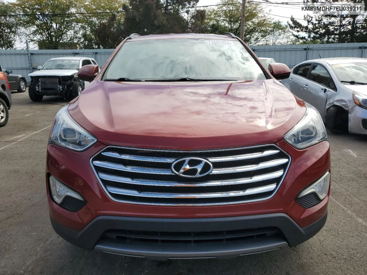 2014 Hyundai Santa Fe Gls VIN: KM8SMDHF7EU039211 Lot: 71667924