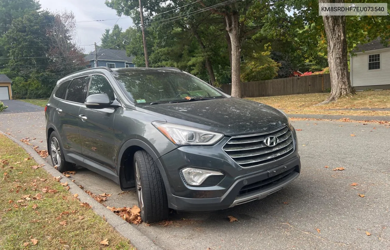 2014 Hyundai Santa Fe Gls VIN: KM8SRDHF7EU073540 Lot: 72524694