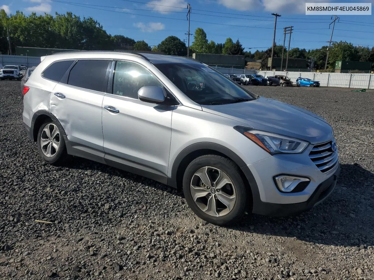 2014 Hyundai Santa Fe Gls VIN: KM8SMDHF4EU045869 Lot: 72555354