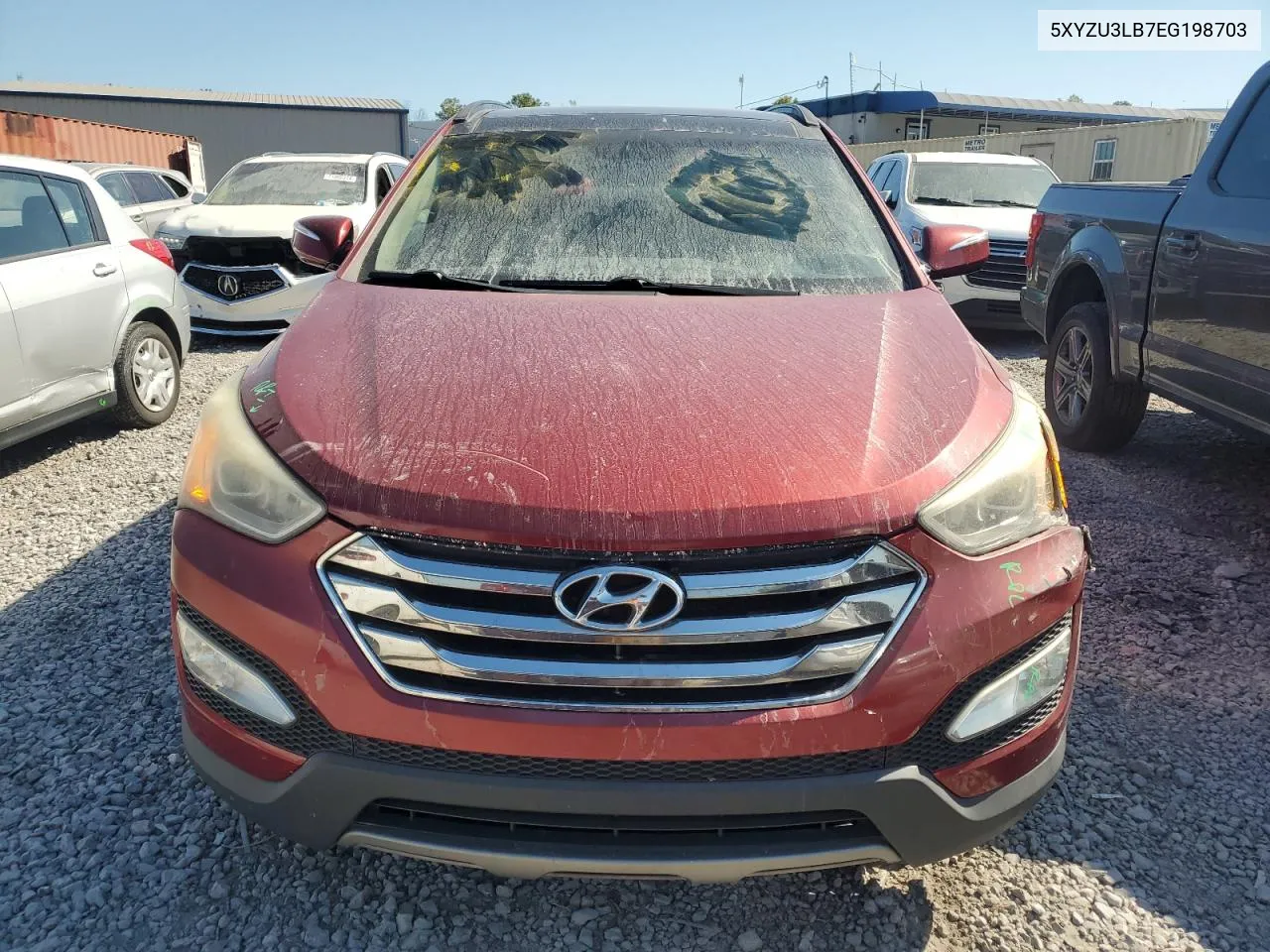 2014 Hyundai Santa Fe Sport VIN: 5XYZU3LB7EG198703 Lot: 72565424