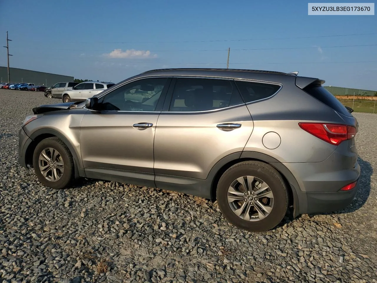 2014 Hyundai Santa Fe Sport VIN: 5XYZU3LB3EG173670 Lot: 72624944