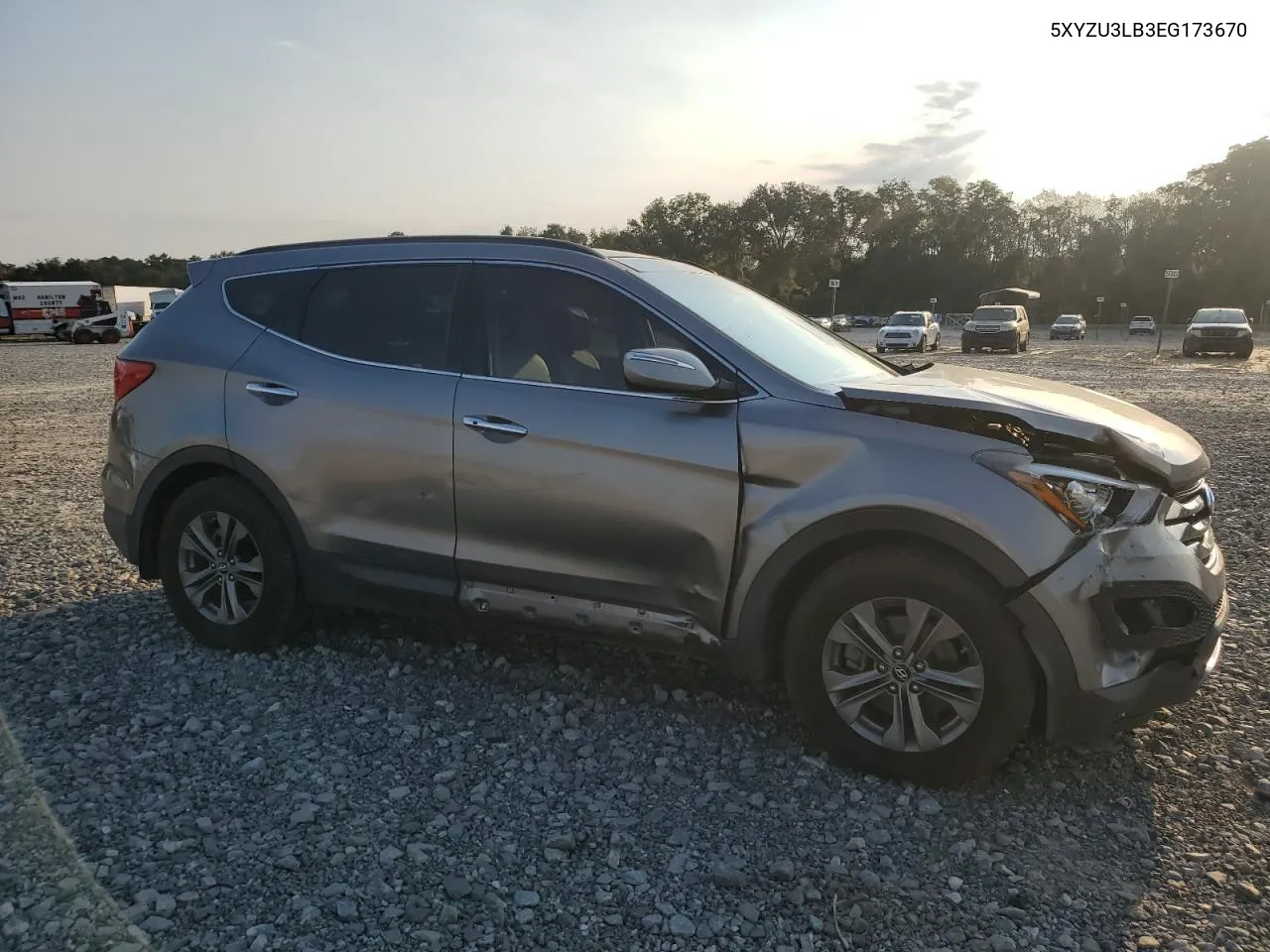 2014 Hyundai Santa Fe Sport VIN: 5XYZU3LB3EG173670 Lot: 72624944