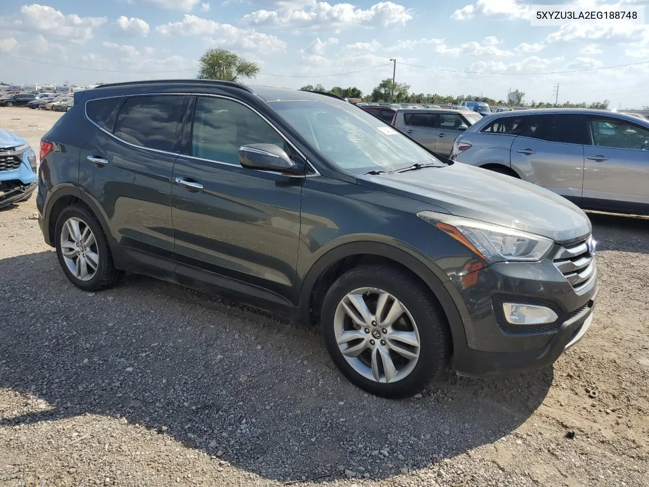 2014 Hyundai Santa Fe Sport VIN: 5XYZU3LA2EG188748 Lot: 72643134