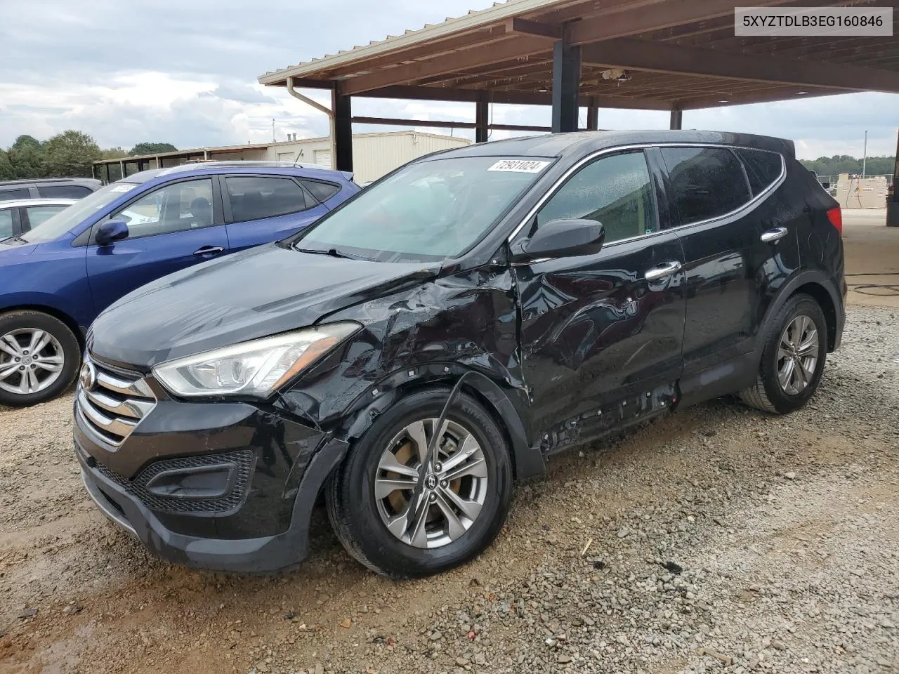 5XYZTDLB3EG160846 2014 Hyundai Santa Fe Sport