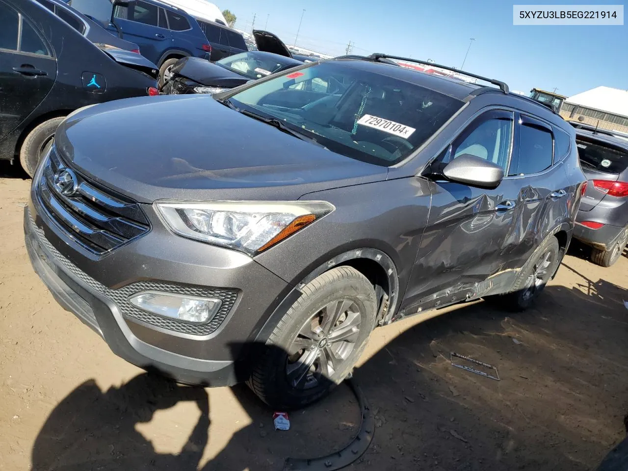 2014 Hyundai Santa Fe Sport VIN: 5XYZU3LB5EG221914 Lot: 72970104