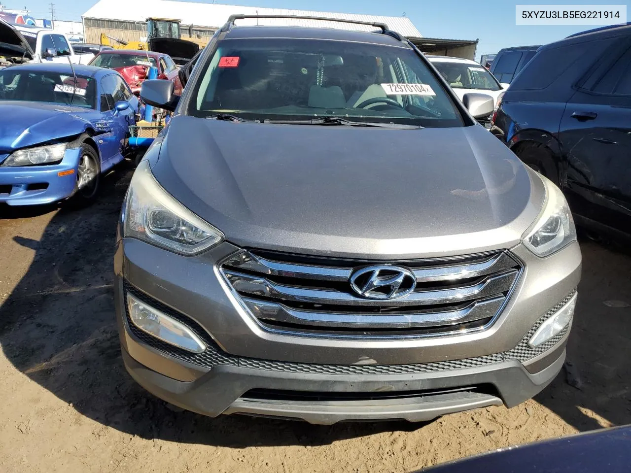 2014 Hyundai Santa Fe Sport VIN: 5XYZU3LB5EG221914 Lot: 72970104