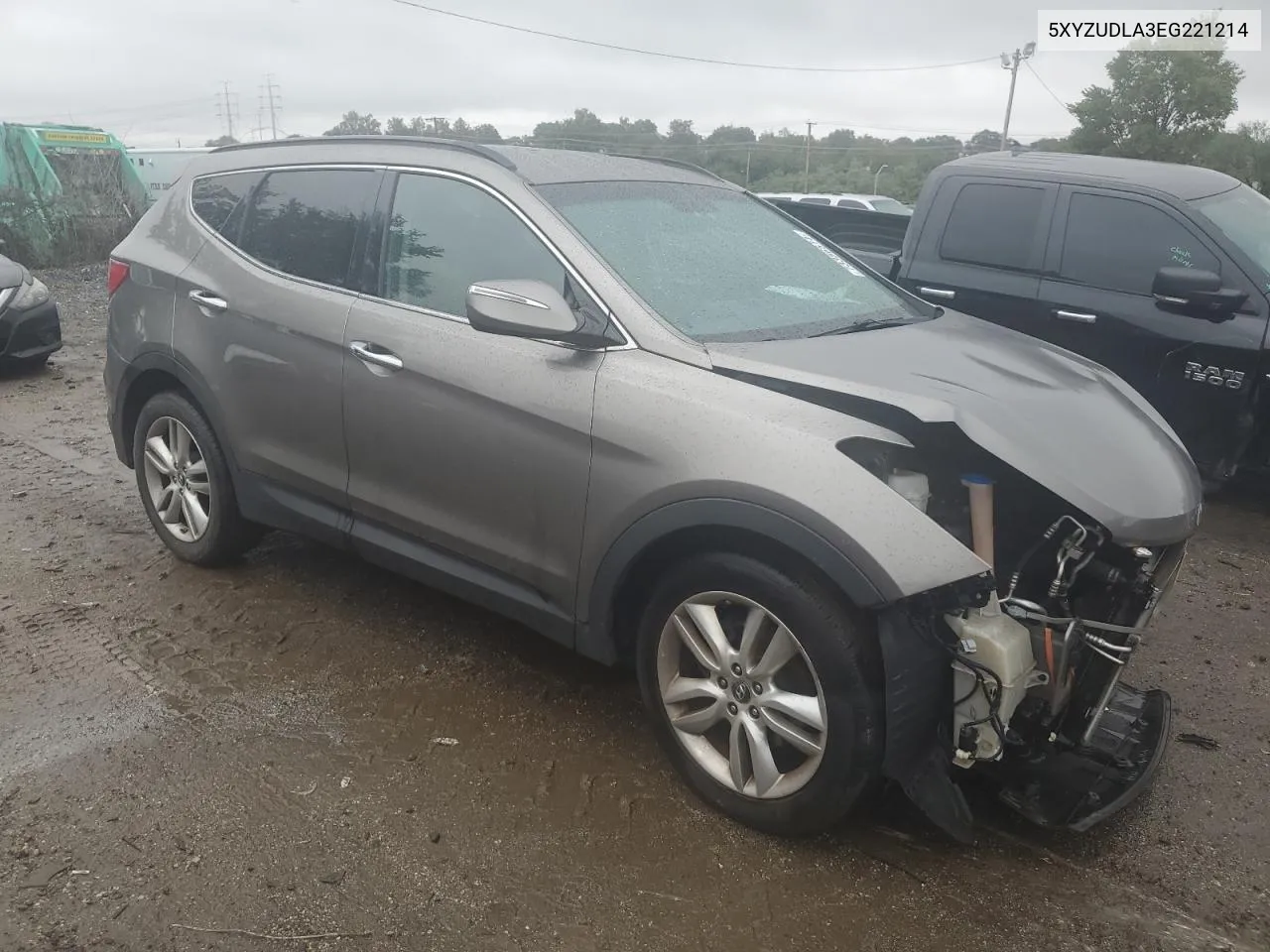 2014 Hyundai Santa Fe Sport VIN: 5XYZUDLA3EG221214 Lot: 73356514