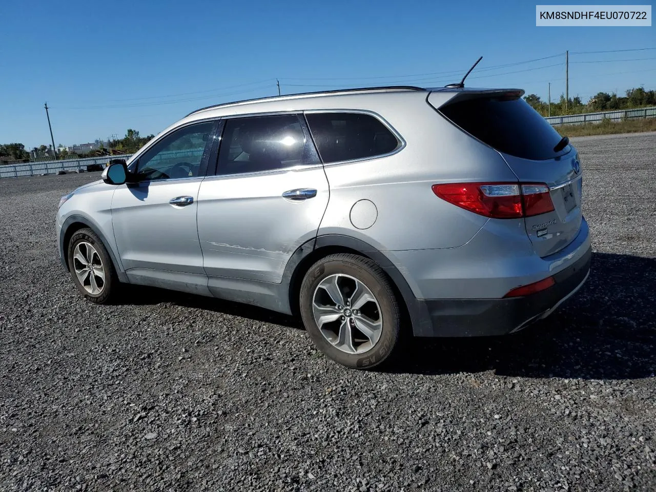 KM8SNDHF4EU070722 2014 Hyundai Santa Fe Gls