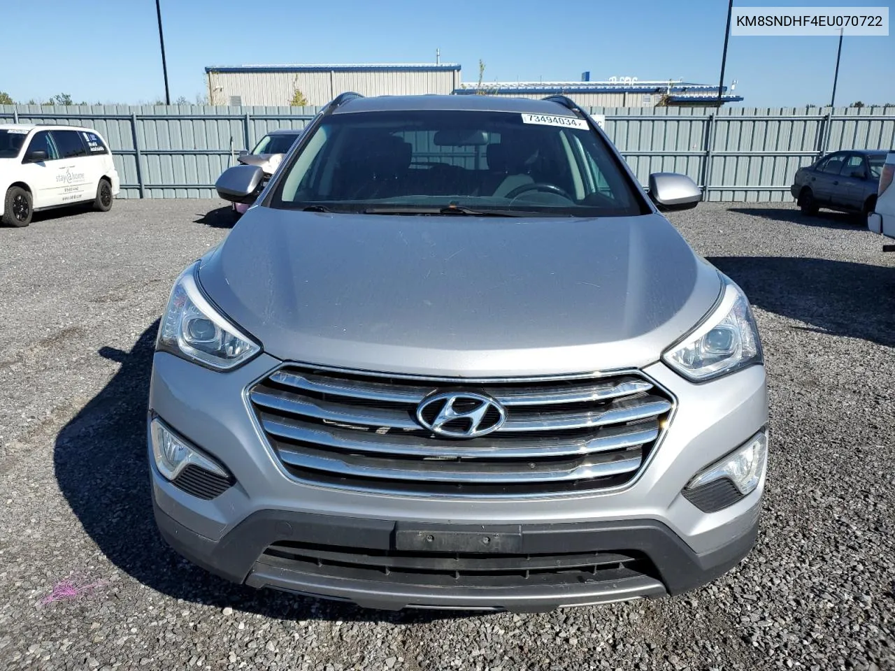 KM8SNDHF4EU070722 2014 Hyundai Santa Fe Gls