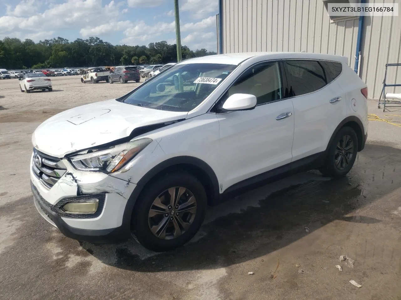 2014 Hyundai Santa Fe Sport VIN: 5XYZT3LB1EG166784 Lot: 73638474