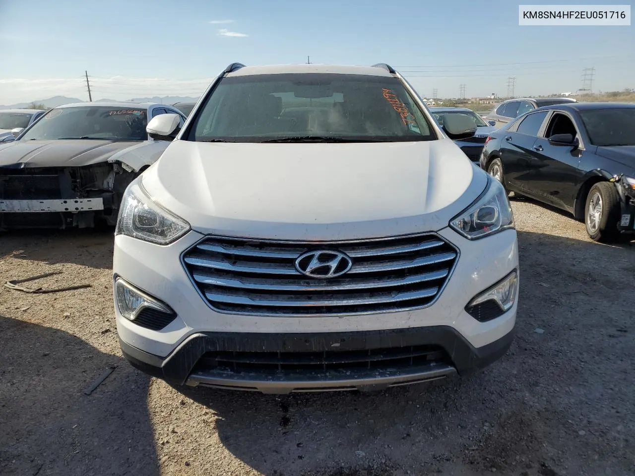 KM8SN4HF2EU051716 2014 Hyundai Santa Fe Gls