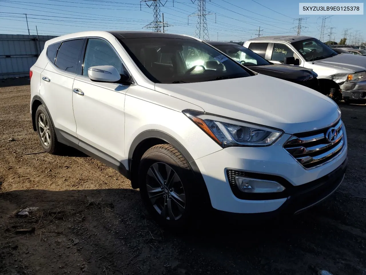 2014 Hyundai Santa Fe Sport VIN: 5XYZU3LB9EG125378 Lot: 73934474