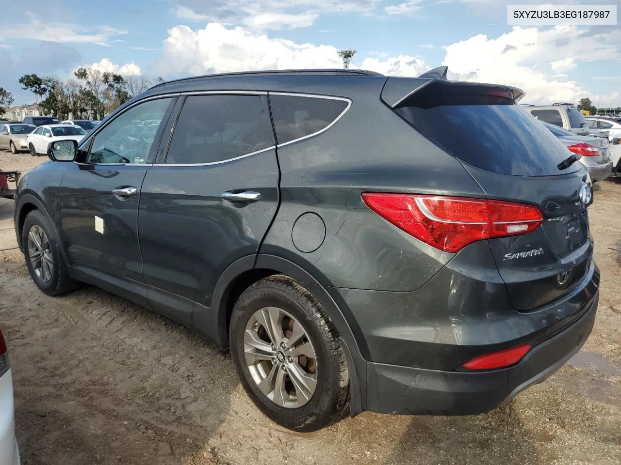 2014 Hyundai Santa Fe Sport VIN: 5XYZU3LB3EG187987 Lot: 74025654