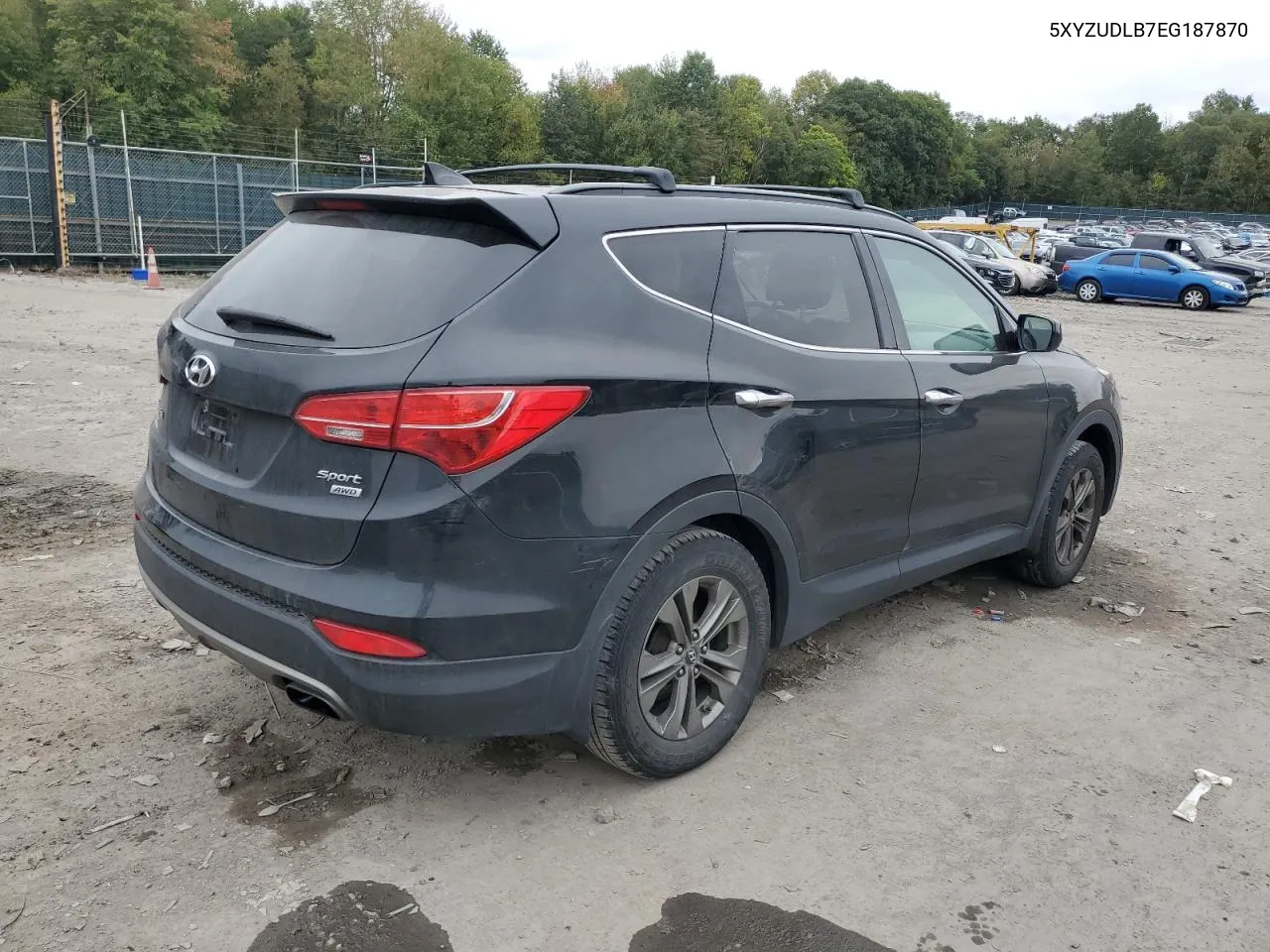 2014 Hyundai Santa Fe Sport VIN: 5XYZUDLB7EG187870 Lot: 74197244