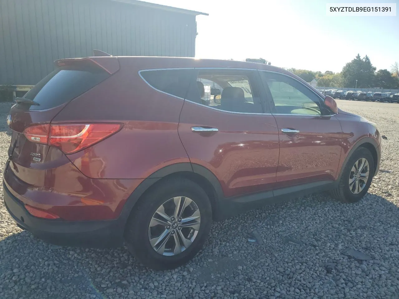 2014 Hyundai Santa Fe Sport VIN: 5XYZTDLB9EG151391 Lot: 74257464