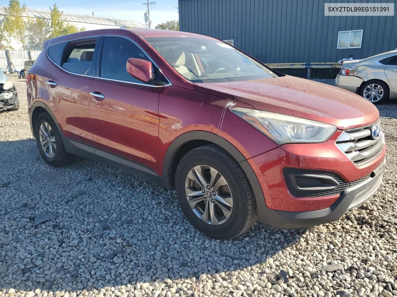 2014 Hyundai Santa Fe Sport VIN: 5XYZTDLB9EG151391 Lot: 74257464