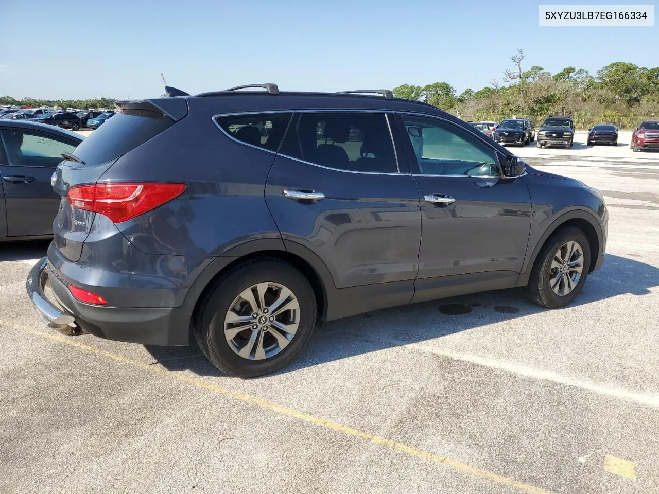 2014 Hyundai Santa Fe Sport VIN: 5XYZU3LB7EG166334 Lot: 74485204